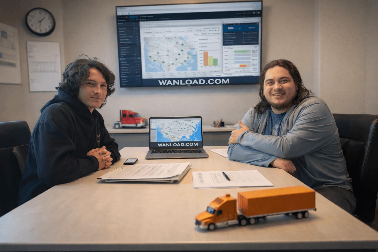 Inside the Wanload office